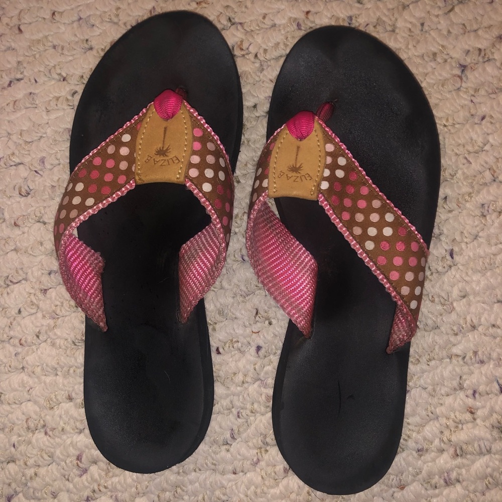 {Eliza B.} Fabric Flip Flops